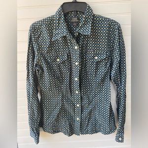 GUESS Made in the USA Retro Corduroy Button Down Top